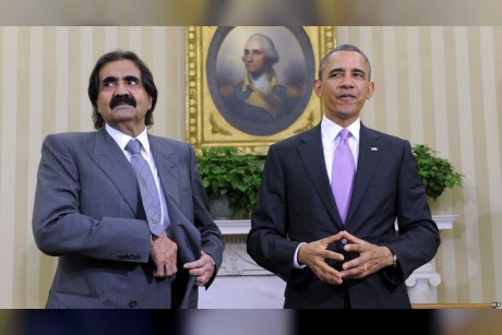 أوباما وحمد.. توافق على دعم الإرهابيين وبث الفوضى في المنطقة