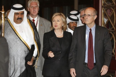 Clinton and Hamad