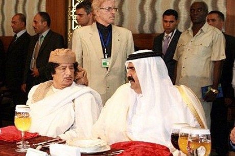 حمد والقذافي