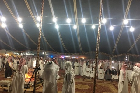 حشود قبائل قحطان لبت نداء آل شافي لإدانة إرهاب قطر