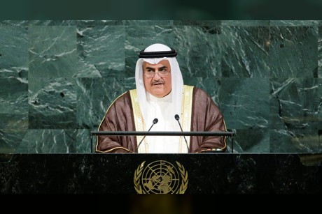 وزير خارجية البحرين عرى الإرهاب القطري