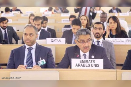 المندوب الدائم للإمارات لدى الأمم المتحدة عبيد سالم الزعابي