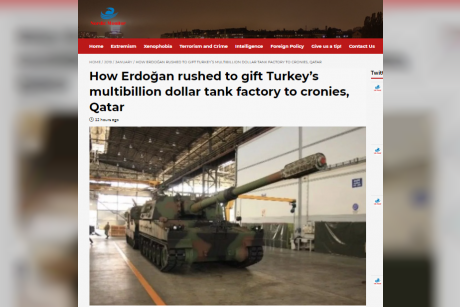 أردوغان يهدي مصنع دبابات بمليارات الدولارات لقطر