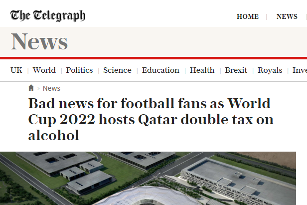 الضرائب الجديدة في قطر تهدد كأس العالم