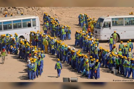 العمالة الوافدة في الدوحة