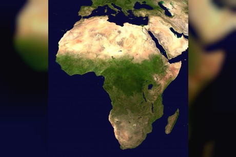 africa_satellite_orthographic
