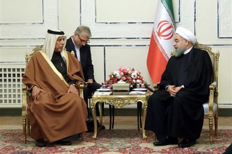 الرئيس الإيراني ورئيس مجلس الشورى السعودى