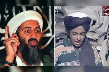 حمزة بن لادن ووالده