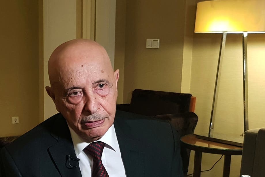 المستشار عقيلة صالح رئيس مجلس النواب الليبي