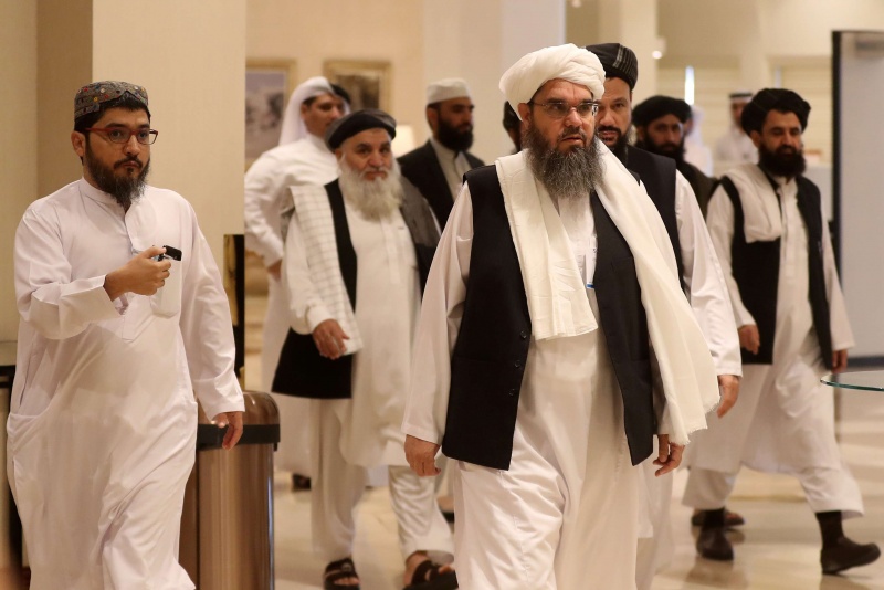 وفد طالبان في مفاوضات السلام الأفغانية