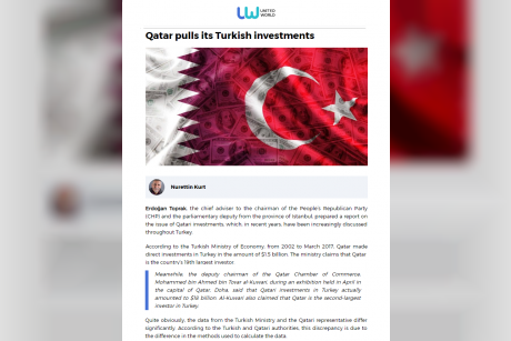الاستثمارات القطرية في تركيا