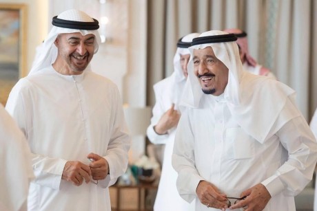 الملك سلمان ومحمد بن زايد